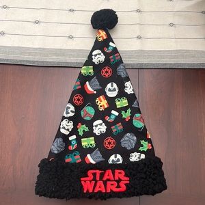 Disney Parks Disneyland Star Wars Holiday Christmas Hat with Fleece